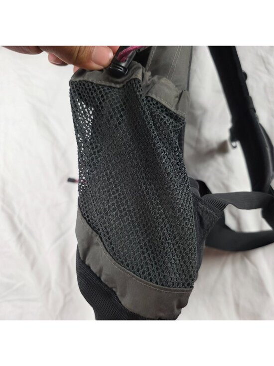 The North Face Amira Womens Backpack Gray Pink Lightweight Hiking Camping - Picture 12 of 15